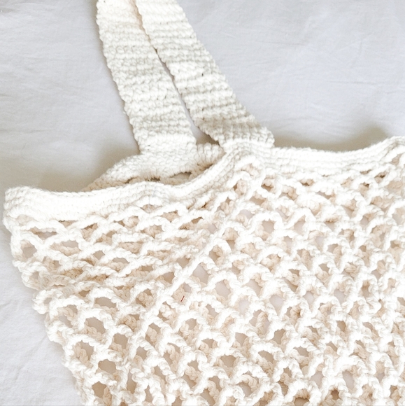 Crocheted market bag🌿 - Picture 2 of 3